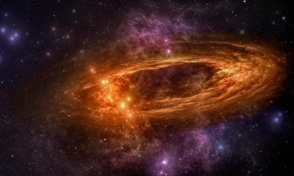 Астрономы обнаружили сверхъяркую галактику, скрытую за квазаром Клевер