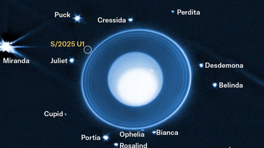 Невидимое стало явным: «Джеймс Уэбб» открыл новую луну в загадочной системе Урана