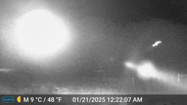 В Чили камера ученых засняла странные яркие огни