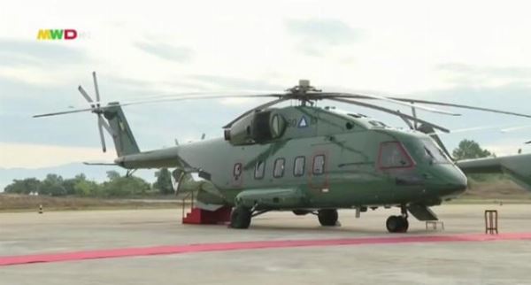 Мьянма получила три вертолёта Ми-38Т