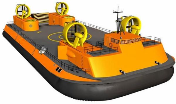 ОСК анонсировала суда высокой проходимости на воздушной подушке