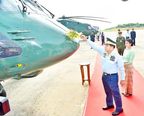 Мьянма получила три вертолёта Ми-38Т