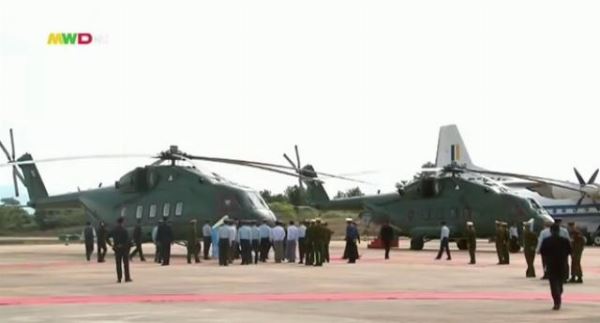 Мьянма получила три вертолёта Ми-38Т